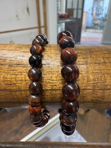 Red tigers eye